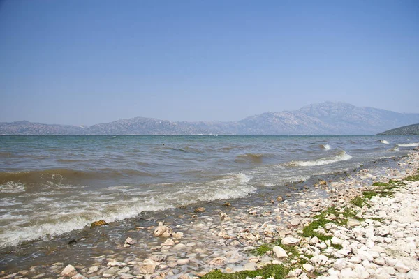 Enorme Increíble Lago Bafa Turquía Cerca Didyma — Foto de Stock