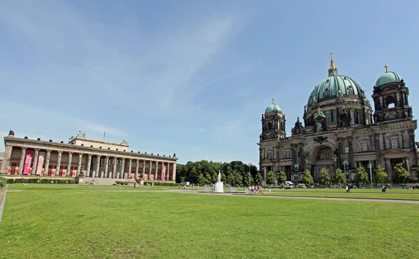 Altes Μουσείο Και Καθεδρικός Ναός Του Βερολίνου — Φωτογραφία Αρχείου
