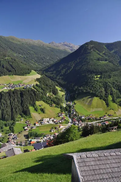 Vista Panoramica Bellissimo Paesaggio Alpino — Foto Stock