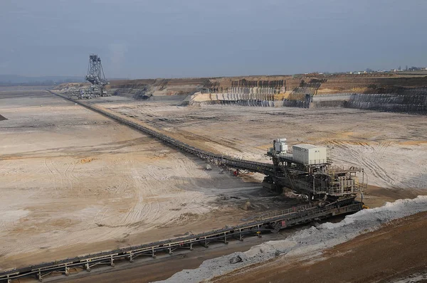 Minería Carbón Desierto — Foto de Stock