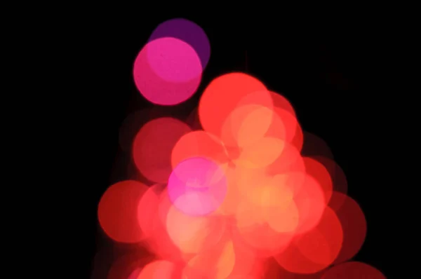 Close Different Colors Striking Light Spots — Stock Photo, Image