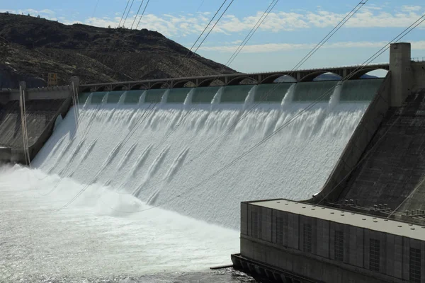 Grand Coulee Hydro Elektrische Dam Washington Verenigde Staten — Stockfoto