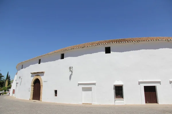 Ronda Una Ciudad Montaña Provincia Spains Málaga Que Encuentra Dramáticamente —  Fotos de Stock