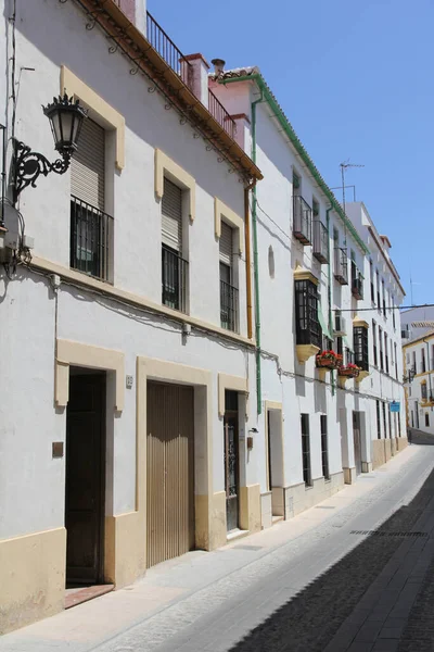 Ronda Una Ciudad Montaña Provincia Spains Málaga Que Encuentra Dramáticamente — Foto de Stock