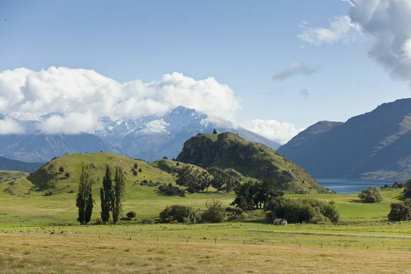 Paesaggio Nella Regione Wanaka Nuova Zelanda Isola Meridionale — Foto Stock