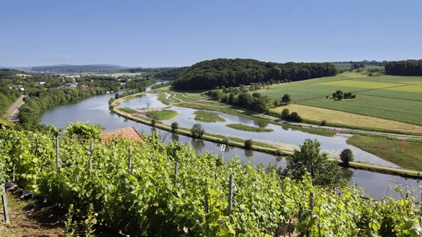 Neckar Poppenweiler Stotteren — Stockfoto