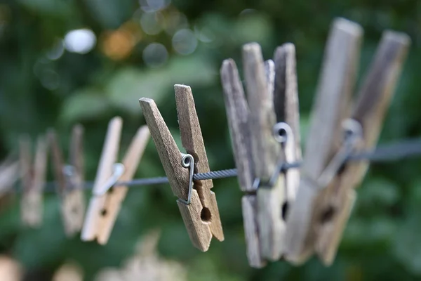 Clothespins Housework Clothes Equipment — Stock Photo, Image