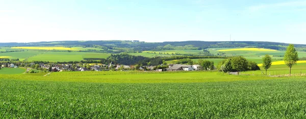 Jordbruksmark Åkermark Landsbygden — Stockfoto