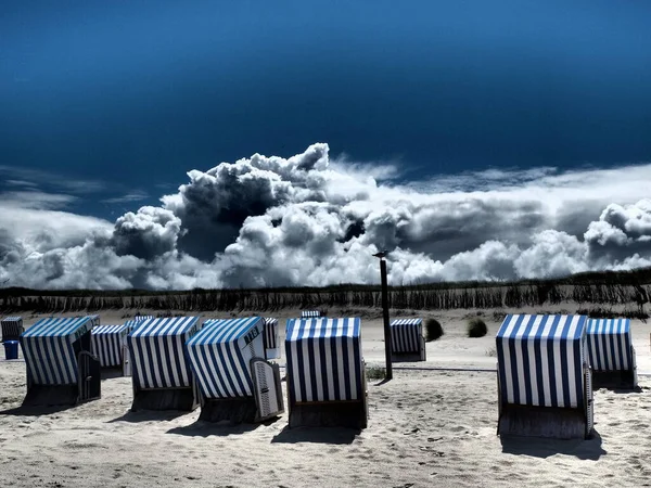 Praia Norderney — Fotografia de Stock