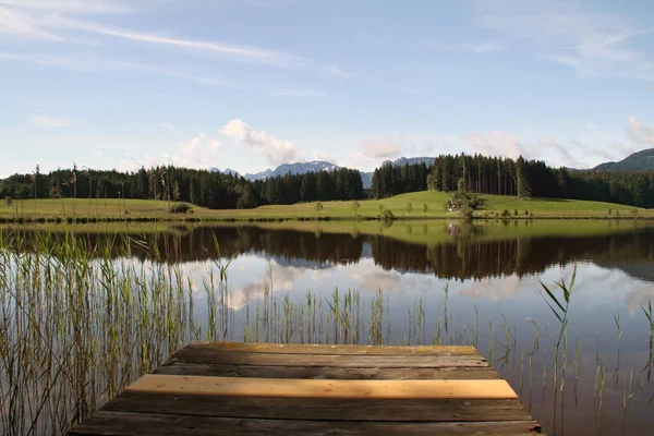 Vista Panorâmica Bela Paisagem Alpes — Fotografia de Stock