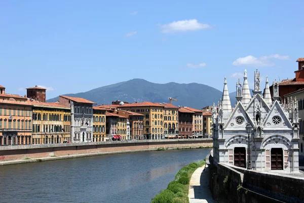 Kyrkan Santa Maria Della Spina Pisa Toscana — Stockfoto