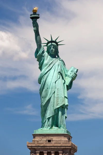 The Statue of Liberty on the Liberty Island in New York City