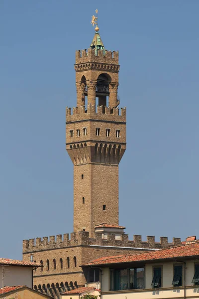 Palazzo Vecchio Tower Campanile フィレンツェ トスカーナ州 イタリア — ストック写真