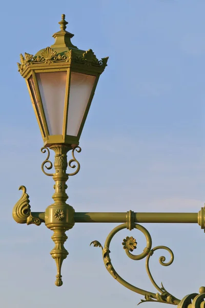 Green Iron Street Lantern — Stock fotografie