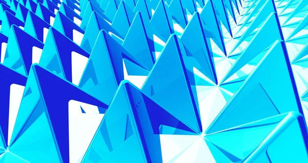 Pyramides Fond Matrice Bleu Cyan — Photo