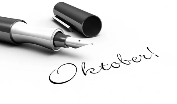 Ontwerp Van Pen Kalligrafie — Stockfoto