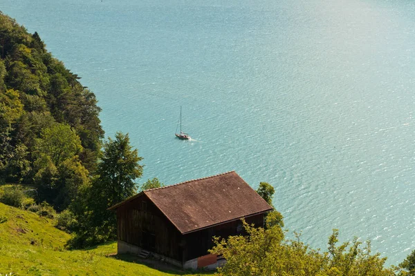 Vista Panorâmica Bela Paisagem Alpes — Fotografia de Stock