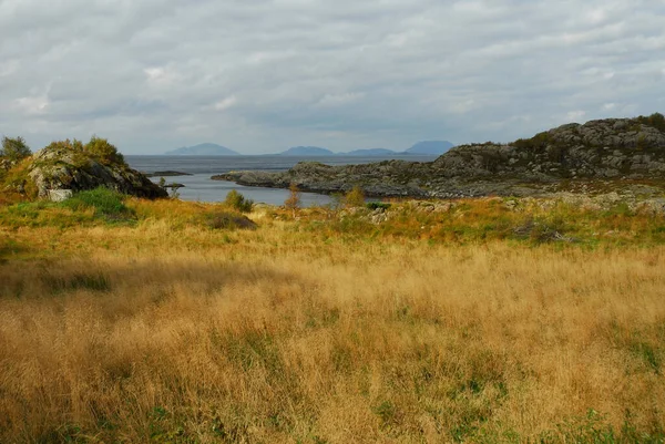 Norwegen Auf Naturlandschaft Hintergrund — Stockfoto