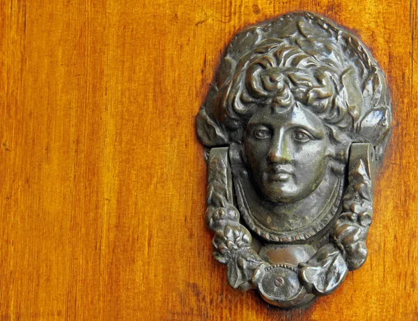 Woman Head Door Knockers — Stock Photo, Image