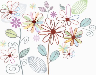 abstract multicolor illustration on background  clipart