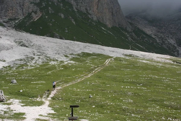 Vista Panoramica Maestosi Paesaggi Alpini — Foto Stock