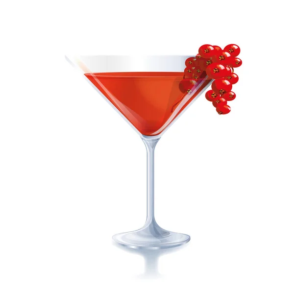 Cocktail Mit Cocktailbeeren — Stockfoto
