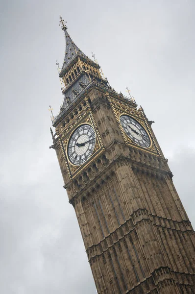 Primer Plano Torre Del Reloj Big Ben Londres — Foto de Stock