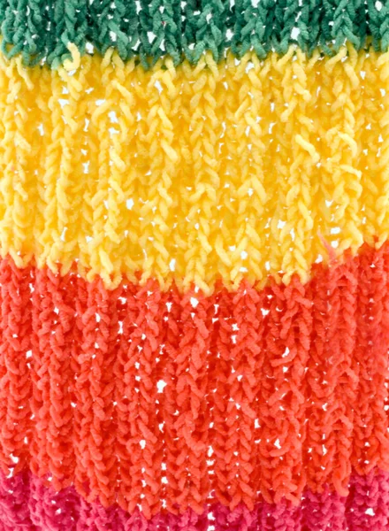 Gebreide Sjaal Warme Kleur Als Achtergrond — Stockfoto