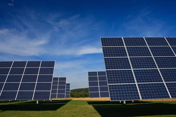 Sistema Fotovoltaico Energía Solar Energía Eléctrica — Foto de Stock