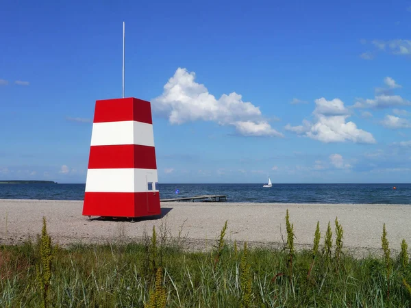 Strand Vatten Scen Bild — Stockfoto