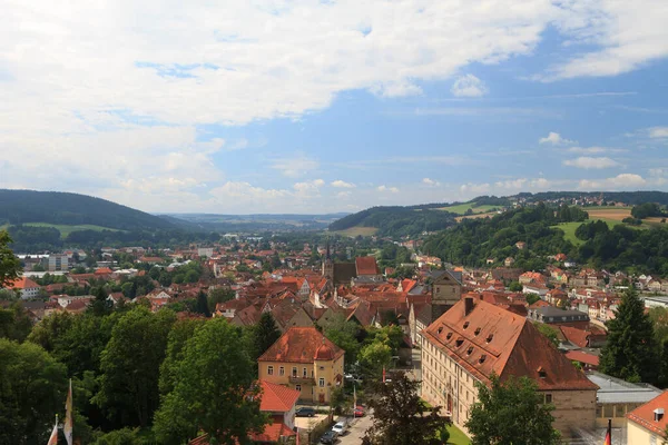 Uitzicht Stad Kronach — Stockfoto