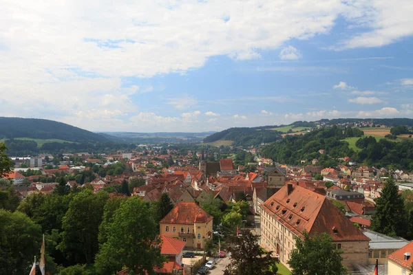 Kronach Şehrine Bak — Stok fotoğraf