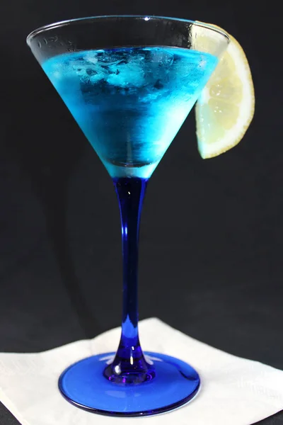 Cocktail Curacao Bleu Petit Lard — Photo