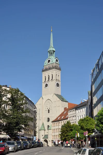 Kościół Piotra Monachium — Zdjęcie stockowe