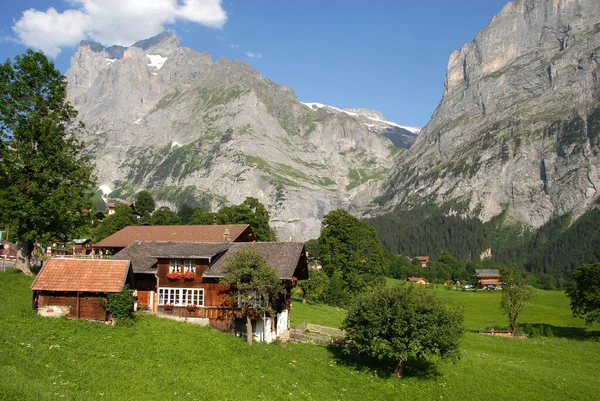 Περιφέρεια Jungfrau Στο Grindelwald — Φωτογραφία Αρχείου