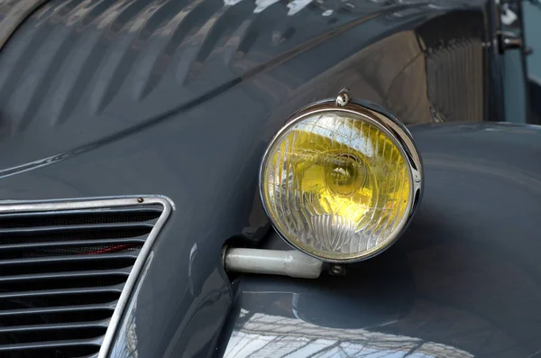 Primer Plano Coche Clásico Vintage — Foto de Stock