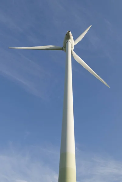 Нижній Рівнинний Район Уельсу Уельсу Уельсу Уельсу Вітроенергетики Вітроенергетики Двигуна — стокове фото