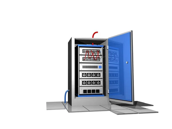 Two Server Racks — Stock Photo, Image