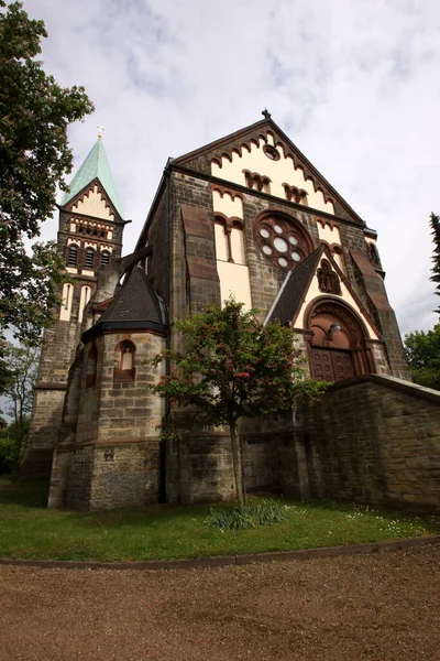 Malowniczy Widok Architekturę Kościoła Chrześcijańskiego — Zdjęcie stockowe