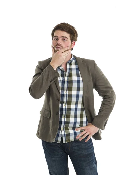 Pensive Young Man — Stock Photo, Image