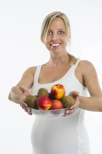 Dieta Saludable Durante Embarazo — Foto de Stock