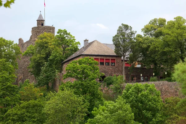 Een Oude Kasteelruïne Saarburg Rheinland Pfalz Duitsland — Stockfoto