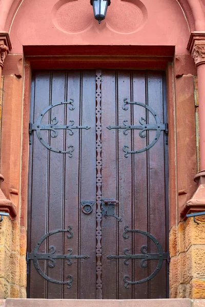 Porta Igreja Saarburg Rheinland Pfalz Alemanha — Fotografia de Stock