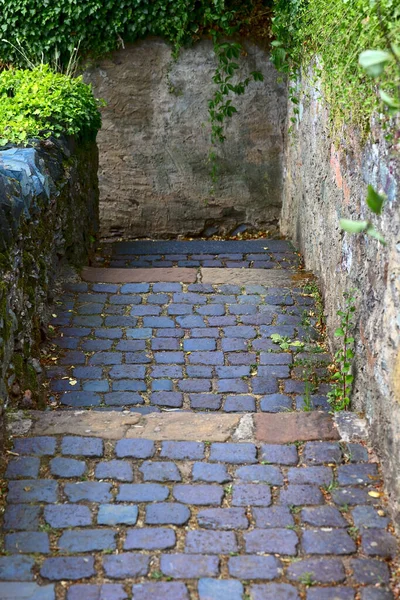 Passos Pedra Caminho Turístico Saarburg Rheinland Pfalz Alemanha — Fotografia de Stock