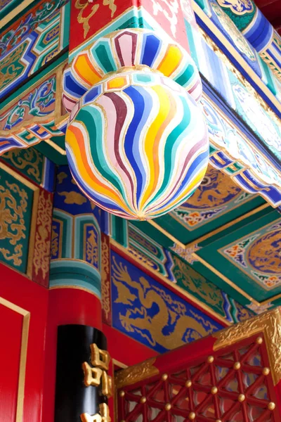 Detalle Del Templo Zhoushan — Foto de Stock