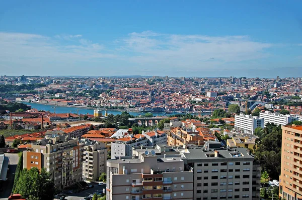 Porto Charming City Which Situated High Ground Mouth River Douro — 图库照片