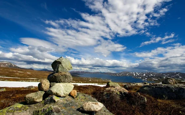 Prachtig Natuurlijk Landschap Met Wolken — Stockfoto