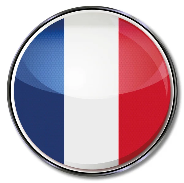 ボタンフランス地理図 — ストック写真