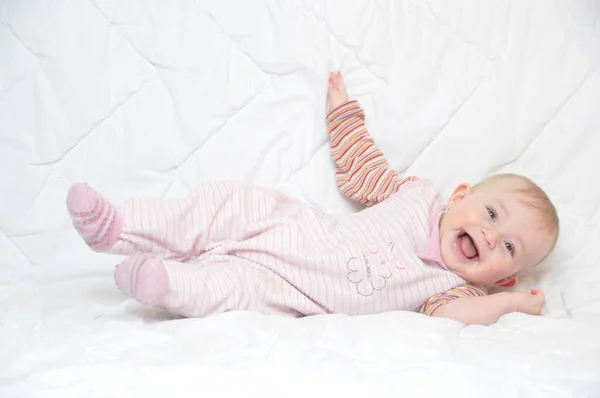 Retrato Bebê Bonito — Fotografia de Stock