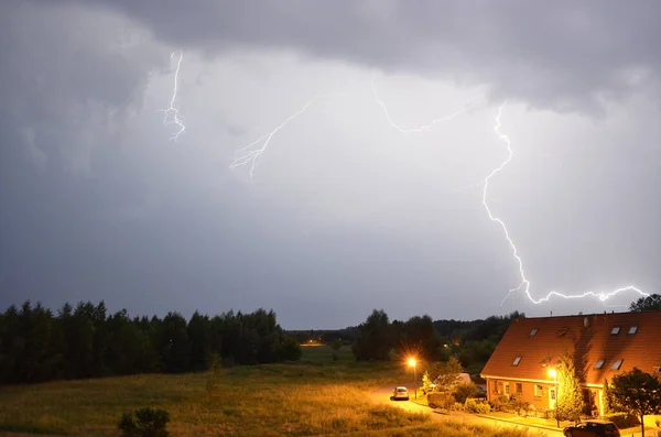 lightning thunderstorm, heavy rain